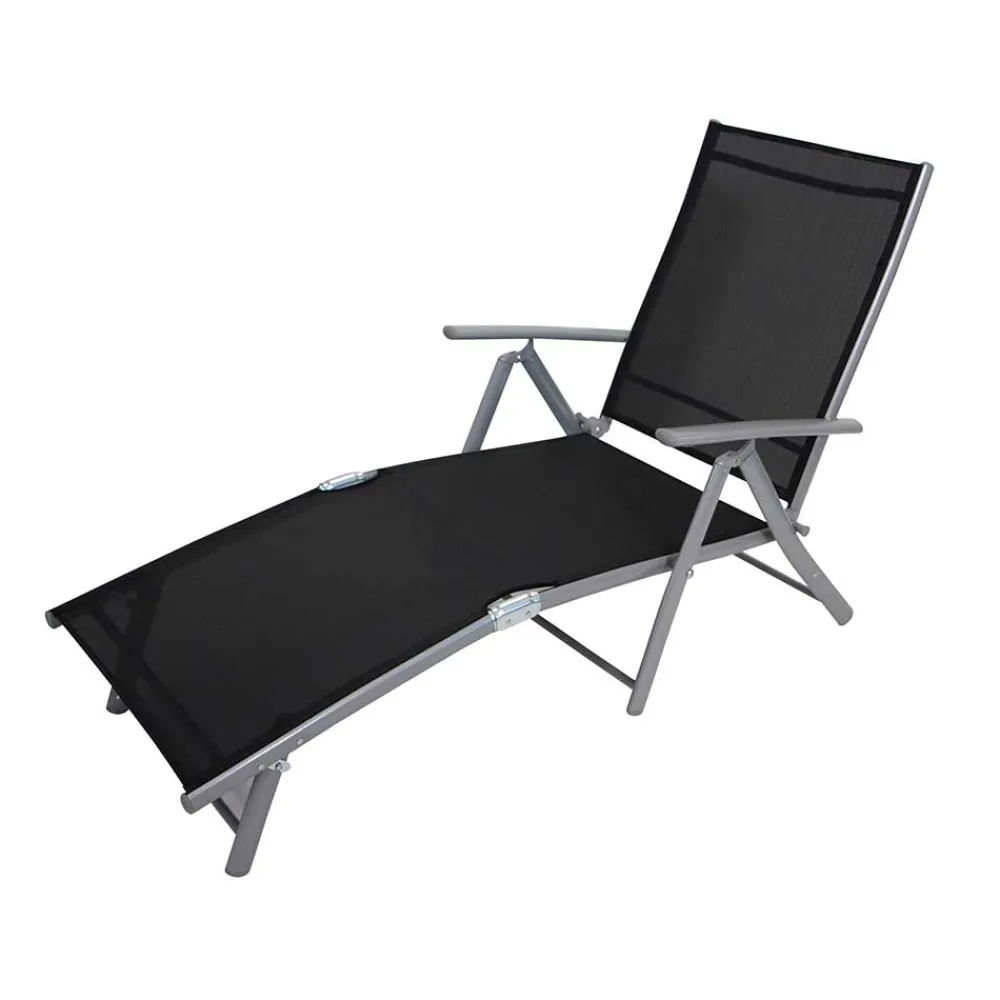 Wohnen Klappbare Gartenliege Ziadovas mit Kunststoff Gewebe