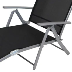 Wohnen Klappbare Gartenliege Ziadovas mit Kunststoff Gewebe