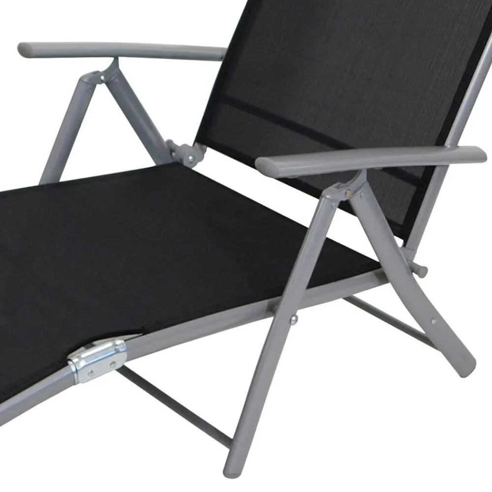 Wohnen Klappbare Gartenliege Ziadovas mit Kunststoff Gewebe