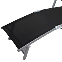 Wohnen Klappbare Gartenliege Ziadovas mit Kunststoff Gewebe