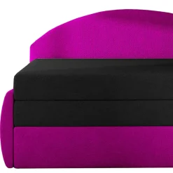 Wohnen Sofas|Sofa*Klappbare Recamiere in Magenta und Schwarz - Karneola