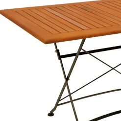 Wohnen Balkonmöbel|Metall-Gartenmöbel*Klappbare Tischgruppe Outdoor - Pecorino (fünfteilig)