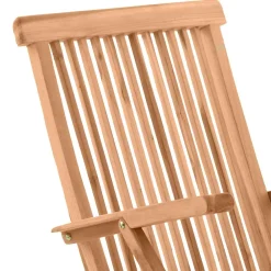 Wohnen Klappbarer Garten Holzstuhl mit Armlehnen - Klahuma (2er Set)
