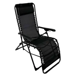 Wohnen Klappbarer Gartensessel aus Mesh & Stahl - Liesca