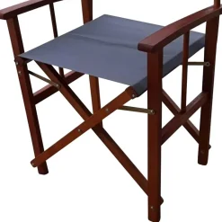 Wohnen Klappbarer Regiestuhl aus Eukalyptusholz - Azzurian