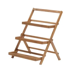 Wohnen Klappbares Regal im Treppendesign - zB für Blumen - Oledra