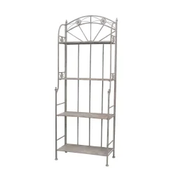 Wohnen Vintage Möbel|Küchenregale*Klappbares Standregal aus Metall - Romesca