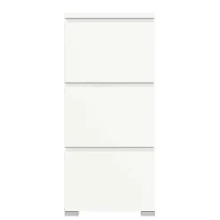 Wohnen Schuhschränke*3-Klappen-Schuhschrank in Weiß - Dany