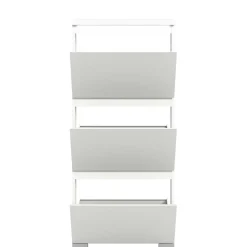 Wohnen Schuhschränke*3-Klappen-Schuhschrank in Weiß - Dany