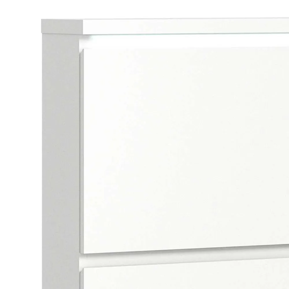 Wohnen Schuhschränke*3-Klappen-Schuhschrank in Weiß - Dany