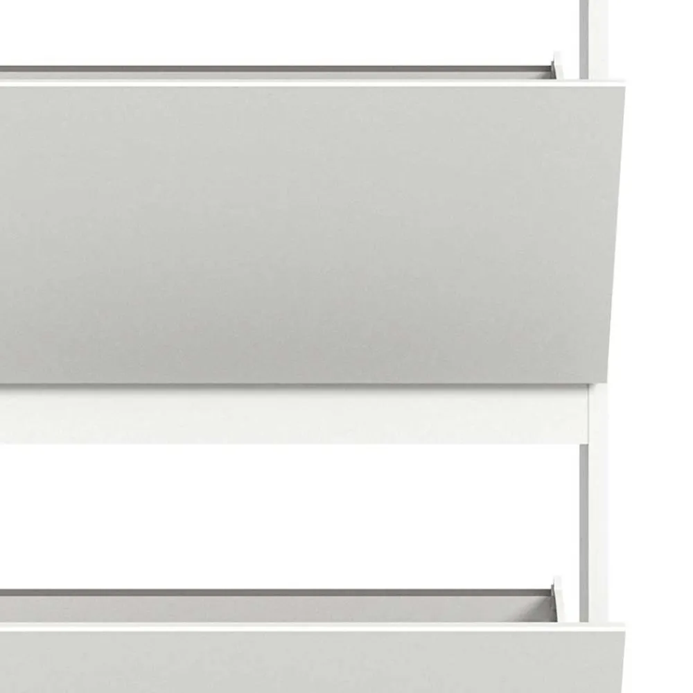 Wohnen Schuhschränke*3-Klappen-Schuhschrank in Weiß - Dany