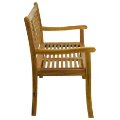 Wohnen Küchenbänke|Esszimmerbänke*Klassische Gartenbank aus Akazie Massivholz - Detroit