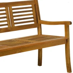 Wohnen Küchenbänke|Esszimmerbänke*Klassische Gartenbank aus Akazie Massivholz - Detroit