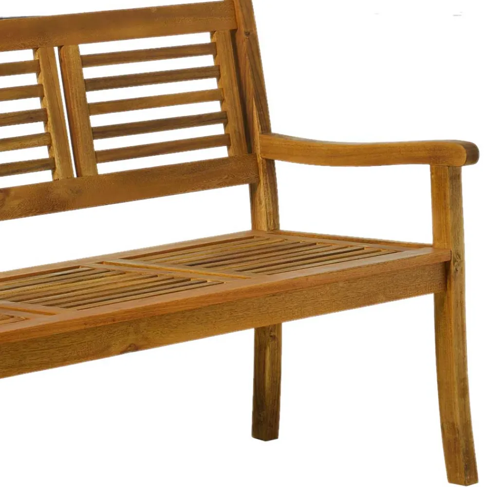 Wohnen Küchenbänke|Esszimmerbänke*Klassische Gartenbank aus Akazie Massivholz - Detroit