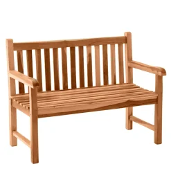Wohnen Teakholz-Gartenmöbel|Gartenbänke*Klassische Holz Gartenbank mit Lehnen - Klahuma