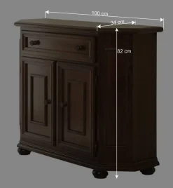 Wohnen Flurkommoden*Klassische Kommode mit Schublade und Doppeltür - Manicos