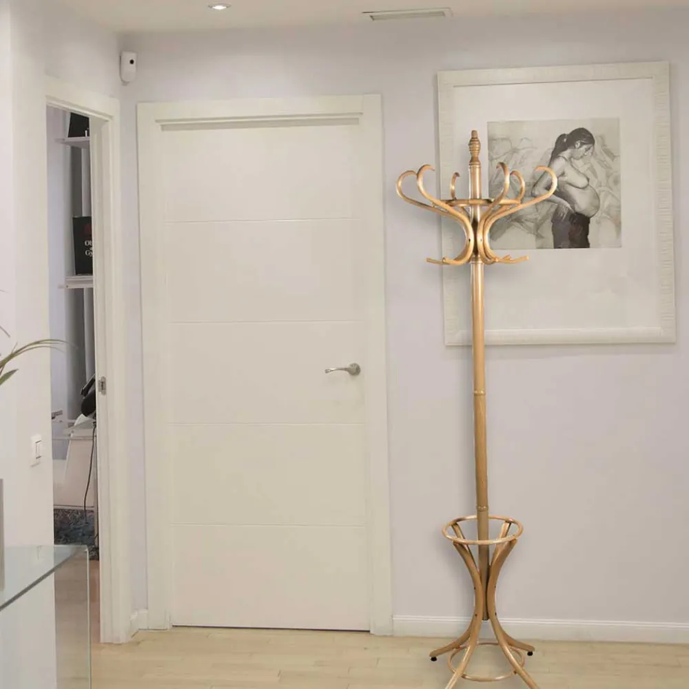 Wohnen Vintage Möbel*Klassische Standgarderobe aus Birke - Arisoma