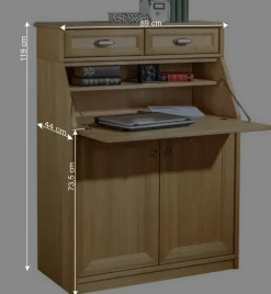 Wohnen Esszimmerschränke*Klassischer Sekretär in Eiche - Optica