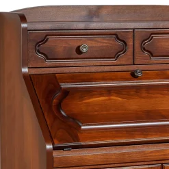 Wohnen Tische|Braune Möbel*Klassischer Sekretär in Nussbaum - Modicca