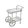 Wohnen Couchtisch|Servierwagen*Klassischer Servierwagen in Glas & Chrom - Felzon