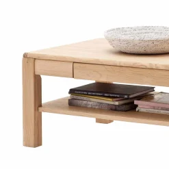 Wohnen Klassischer Sofatisch in Eiche Bianco - Vernella