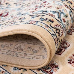 Wohnen Orientalische Möbel*Klassischer Teppich in Hellbraun & Creme & Mehrfarbig - Dortina