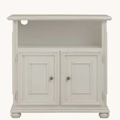 Wohnen Klassischer TV Unterschrank in Antikweiß - Vicina