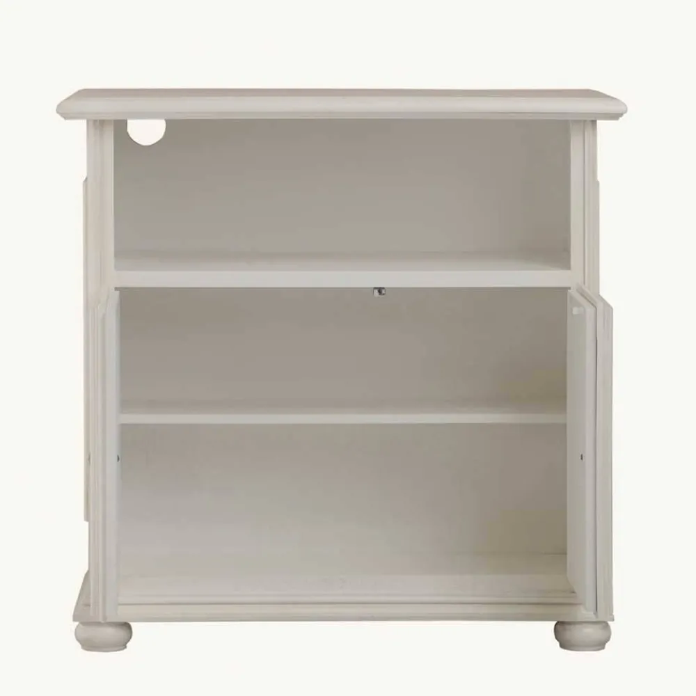 Wohnen Klassischer TV Unterschrank in Antikweiß - Vicina