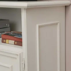 Wohnen Klassischer TV Unterschrank in Antikweiß - Vicina