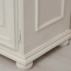 Wohnen Klassischer TV Unterschrank in Antikweiß - Vicina