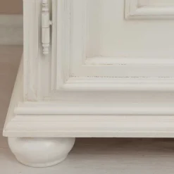 Wohnen Klassischer TV Unterschrank in Antikweiß - Vicina