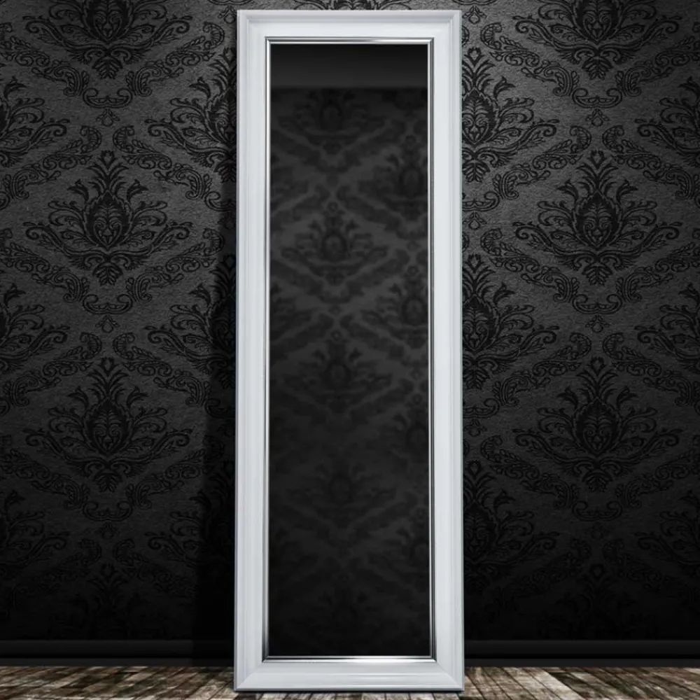 Wohnen Spiegel|Flurspiegel*Klassischer Wandspiegel in Weiß 50x150 cm - Devenia