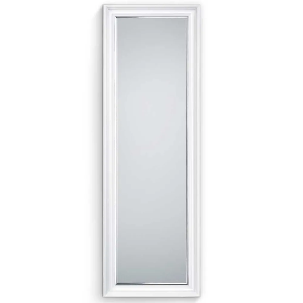 Wohnen Spiegel|Flurspiegel*Klassischer Wandspiegel in Weiß 50x150 cm - Devenia