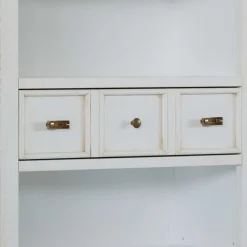 Wohnen Esszimmerregale|Regale*Klassisches Bücherregal in Antikweiß - Annot