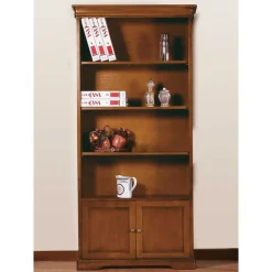 Wohnen Naturholzmöbel|Braune Möbel*Klassisches Bücherregal 85x179x32 cm - Lemerzi