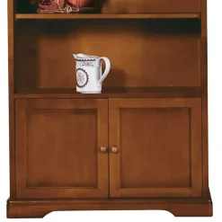 Wohnen Naturholzmöbel|Braune Möbel*Klassisches Bücherregal 85x179x32 cm - Lemerzi