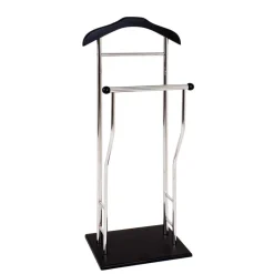 Wohnen Herrendiener*Kleiderbutler Nikido in Schwarz Chrom