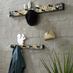 Wohnen Kleiderhakenleiste Kubina aus Metall