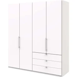 Wohnen Jugendzimmerschränke*Kleiderschrank fürs Schlafzimmer in Weiß - Donpiave