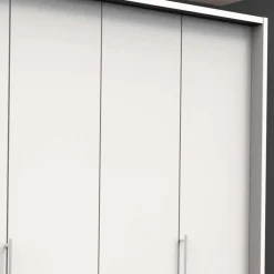 Wohnen Jugendzimmerschränke*Kleiderschrank fürs Schlafzimmer in Weiß - Donpiave