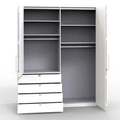 Wohnen Jugendzimmerschränke*Kleiderschrank in Eiche Sägerau Dekor - Zayun