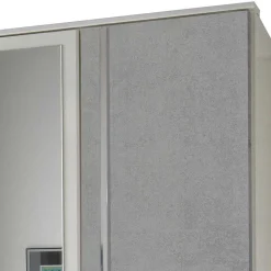 Wohnen Jugendzimmerschränke*Kleiderschrank in Weiß & Beton Optik Hell - Hotti