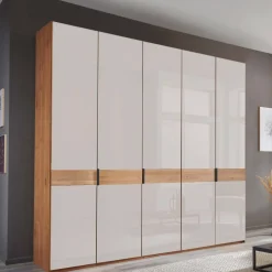 Wohnen Weiße Möbel*Kleiderschrank mit fünf Türen - Dilacco