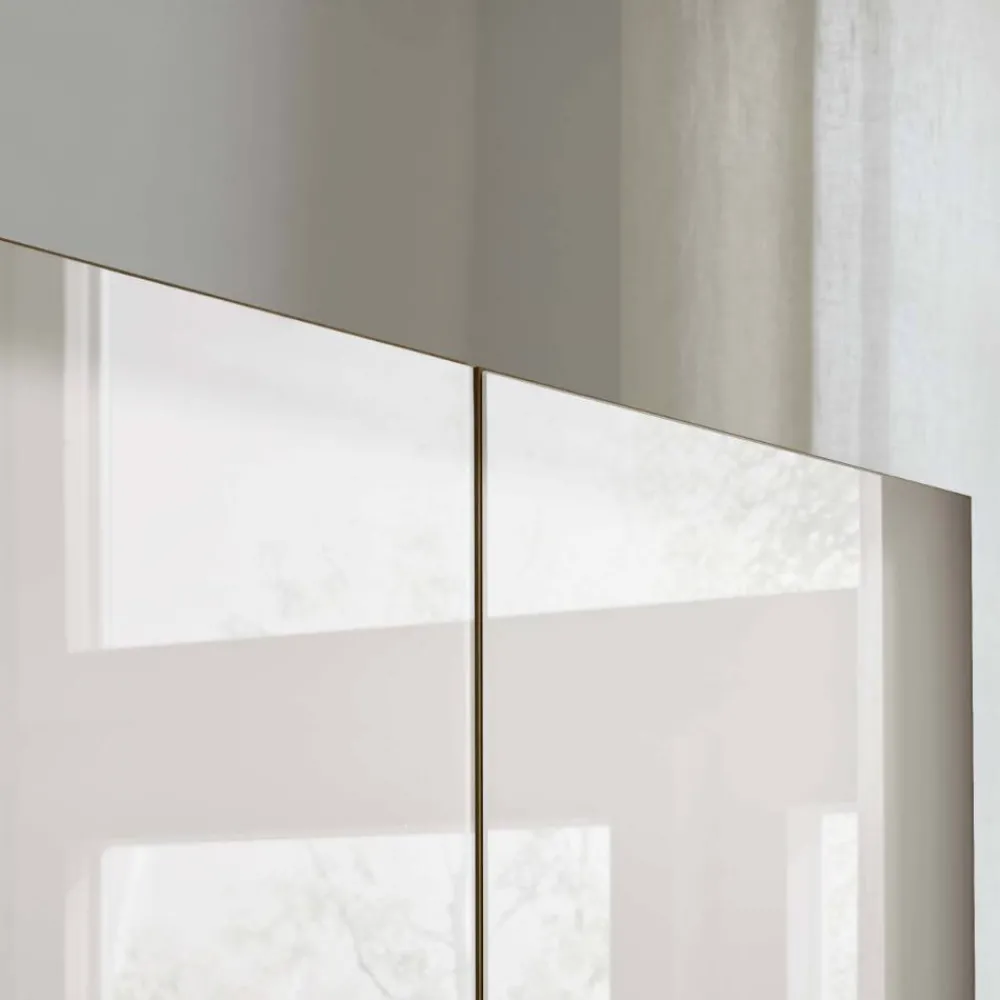 Wohnen Weiße Möbel*Kleiderschrank mit fünf Türen - Dilacco