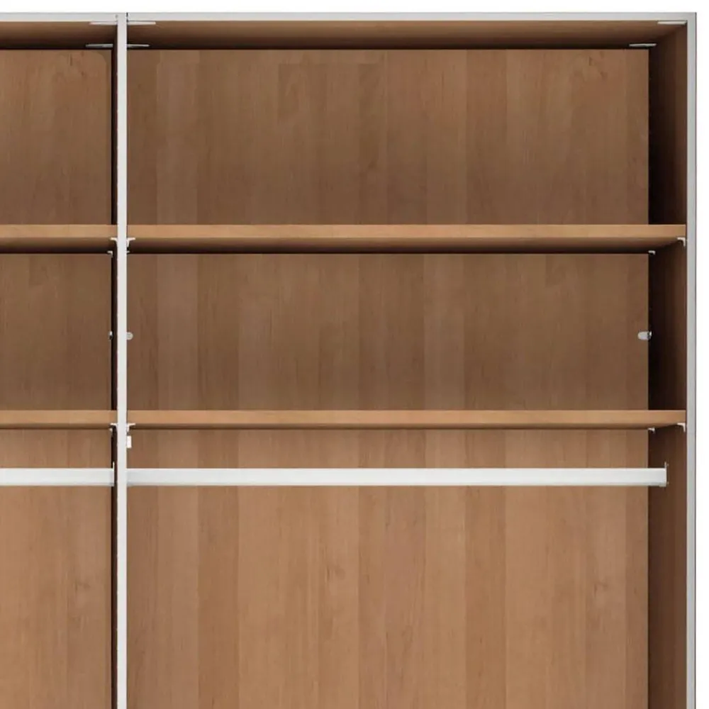 Wohnen Weiße Möbel*Kleiderschrank mit fünf Türen - Dilacco