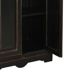 Wohnen Kleiderschrank Sentiments in Schwarz