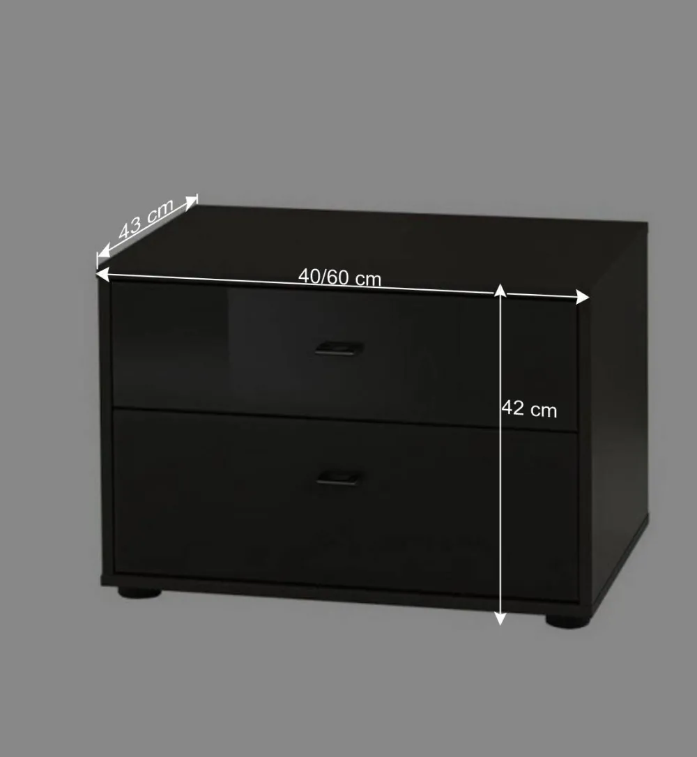 Wohnen Braune Möbel|Nachttische*Kleine Kommode Ceolata in Grau Braun