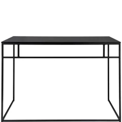 Wohnen Sideboards & Kommoden|Telefontische*Kleiner Schreibtisch in Schwarz 100x45 - Fiorda