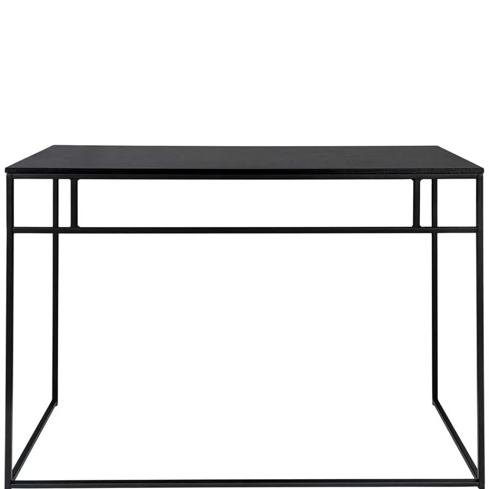 Wohnen Sideboards & Kommoden|Telefontische*Kleiner Schreibtisch in Schwarz 100x45 - Fiorda