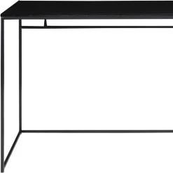 Wohnen Sideboards & Kommoden|Telefontische*Kleiner Schreibtisch in Schwarz 100x45 - Fiorda